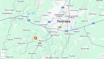Поблизу Полтави стався землетрус магнітудою 3,2