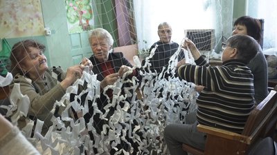Півтисячі маскувальних сіток для оборонців Півтисячі маскувальних сіток для оборонців