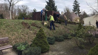 У львівському Домі Франка відновили сад У львівському Домі Франка відновили сад