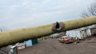 Через обстріл Сумського району руйнувань зазнали газові мережі Через обстріл Сумського району руйнувань зазнали газові мережі