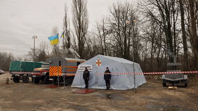 На виїздах з Кропивницького встановили пункти обігріву На виїздах з Кропивницького встановили пункти обігріву