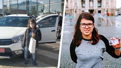 "Інструктори боялися". Історія харків'янки з інвалідністю, яка отримала водійське посвідчення