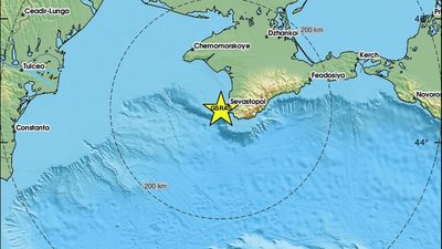 Землетрус біля Севастополя 4.1