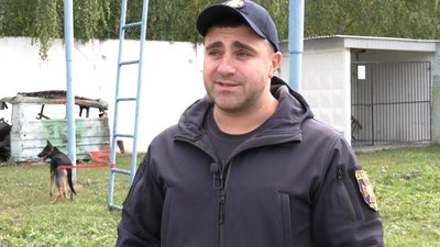 Рятувальник-кінолог Павло працює вже 4 роки