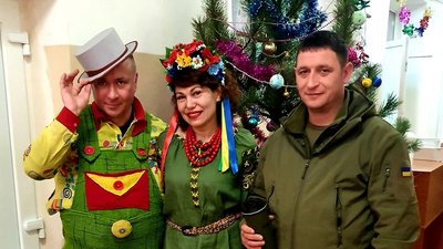 Одеські волонтери привітали військових, що знаходяться на лікуванні, з Різдвяними святами