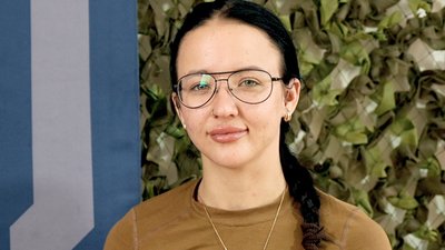 Військовослужбовиця Яна Залевська
