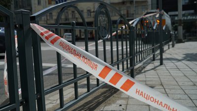 Огороджене місце влучання в Шевченківському районі Харкова 14 травня 2026 року