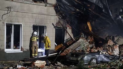 Ракетний удар РФ по Харкову 17 серпня: фото з місця події Ракетний удар РФ по Харкову 17 серпня: фото з місця події
