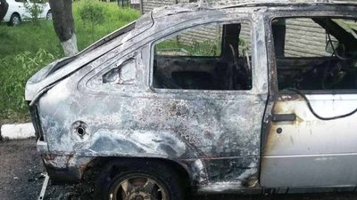 У Прилуках невідомі підпалили «Opel Kadett» У Прилуках невідомі підпалили «Opel Kadett»