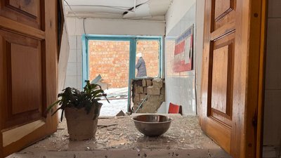 Наслідки атаки у Солом'янському районі Києва