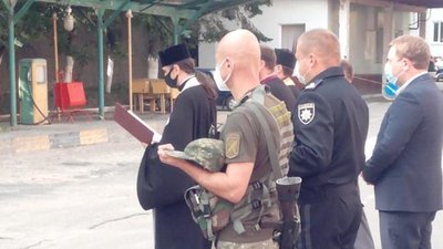 Зведений загін тернопільських правоохоронців вирушив на схід Зведений загін тернопільських правоохоронців вирушив на схід