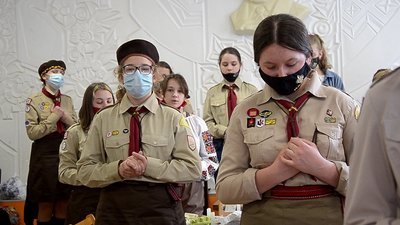Тернопільські пластуни разом виготовляли писанки Тернопільські пластуни разом виготовляли писанки