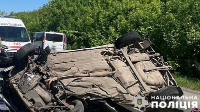 На Полтавщині 9 травня зіткнулися два легкових автомобілі На Полтавщині 9 травня зіткнулися два легкових автомобілі