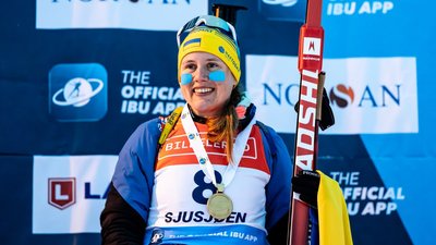 Анастасія Меркушина здобула "золото" на чемпіонаті Європи-2026 з біатлону