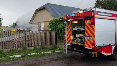 Пожежа у селі Старий Порицьк