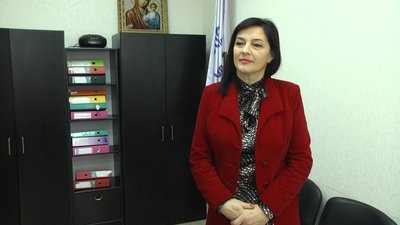 Директорка школи №19 Наталя Воронецька, грудень 2023. Фото: Суспільне Хмельницький