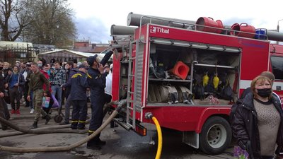У Франківську на квітковому ринку сталася пожежа У Франківську на квітковому ринку сталася пожежа