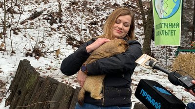 Якою буде весна 2021 — прогноз бабака з Харківщини Якою буде весна 2021 — прогноз бабака з Харківщини