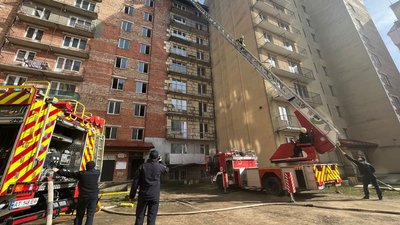 Пожежа, евакуація з будинку