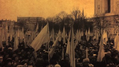 "Це була велика подія": Микола Храпач із Полтави про участь у акції "ланцюг єдності" 1990-го року "Це була велика подія": Микола Храпач із Полтави про участь у акції "ланцюг єдності" 1990-го року