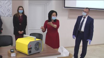 Прилад для дезінфекції приміщення отримала Вінницька обласна дитяча лікарня Прилад для дезінфекції приміщення отримала Вінницька обласна дитяча лікарня