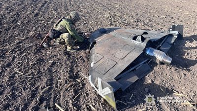 Безпілотники на Чернігівщині: вибухотехніки знешкодили бойову частину реактивного дрона
