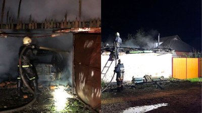 Замикання та несправність печі. Уночі на Сумщині сталося дві пожежі