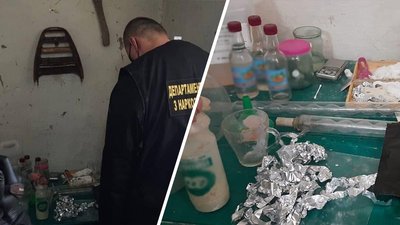 У селі на Черкащині затримали чоловіка, який виготовляв наркотики вдома