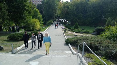 Ботанічний сад Хмельницького національного університету, жовтень 2023. Фото: Суспільне Хмельницький Ботанічний сад Хмельницького національного університету, жовтень 2023. Фото: Суспільне Хмельницький