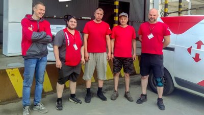 Працівники Дружківського відділення Нової пошти