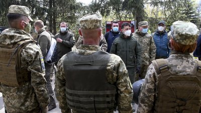 Володимир Зеленський відвідав Донеччину