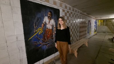 "Моя Україна сьогодні". Студенти держуніверситету у Кропивницькому розмальовують підземний перехід "Моя Україна сьогодні". Студенти держуніверситету у Кропивницькому розмальовують підземний перехід