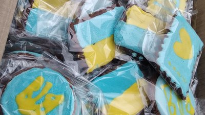 У Тернополі діти передали печиво на схід У Тернополі діти передали печиво на схід