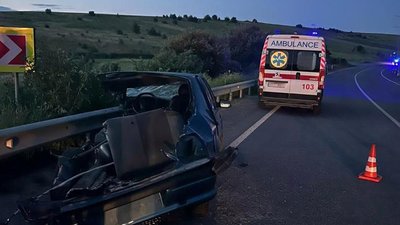 На місці ДТП поблизу села Шибалин Бережанської громади На місці ДТП поблизу села Шибалин Бережанської громади