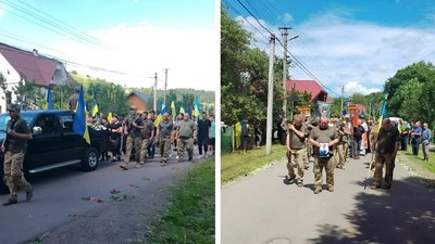 На Закарпатті попрощалися з полеглим захисником Іваном Вотьканичем