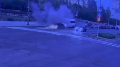 Атака дрона по маршрутці в Запоріжжі 21 серпня
