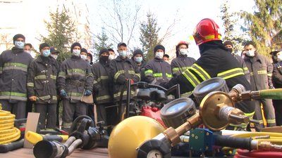 Рятувальники Черкащини вчилися працювати з новим обладнанням Рятувальники Черкащини вчилися працювати з новим обладнанням