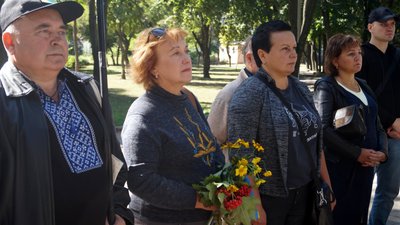 У Дніпрі вшанували пам'ять повстанців, страчених сто років тому більшовиками. Фоторепортаж У Дніпрі вшанували пам'ять повстанців, страчених сто років тому більшовиками. Фоторепортаж