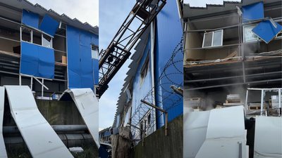 Типографія від А до Я пошкоджена російським дроном