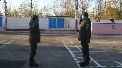 На Прикарпатті строковики з чотирьох областей склали присягу На Прикарпатті строковики з чотирьох областей склали присягу