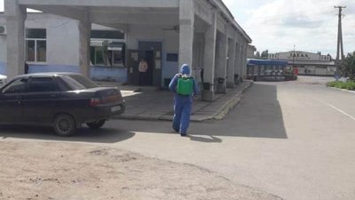 За добу рятувальники Херсонщини продезінфікували 59 об'єктів інфраструктури