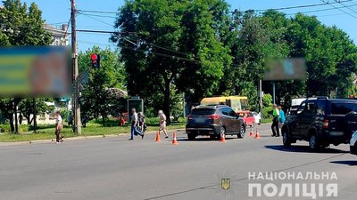 У Полтаві водій наїхав на велосипедиста: дитина у лікарні