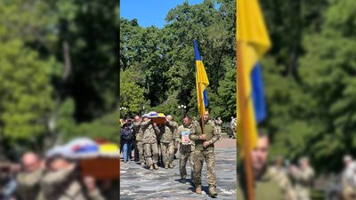 На Чернігівщині попрощалися з двома захисниками, які загинули в боях на Харківщині та Донеччині На Чернігівщині попрощалися з двома захисниками, які загинули в боях на Харківщині та Донеччині
