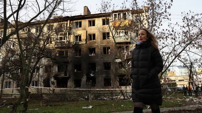 Наслідки російського обстрілу Києва в ніч на 14 листопада 2025 року