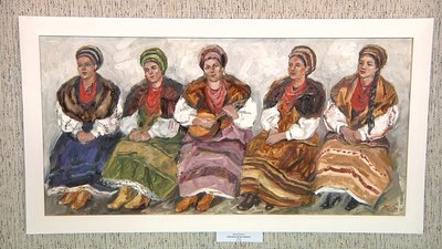 У Запоріжжі презентували виставку портретів солістів народного ансамблю "Оксамит" У Запоріжжі презентували виставку портретів солістів народного ансамблю "Оксамит"