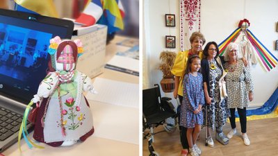 "Україна: від традицій до сьогодення": черкащанка організувала виставку у Франції "Україна: від традицій до сьогодення": черкащанка організувала виставку у Франції
