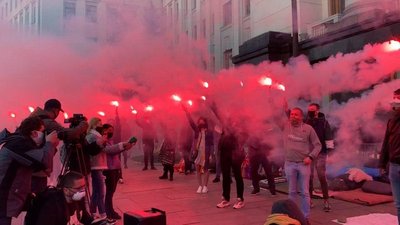 Справа Гандзюк: активісти протестували біля ОПУ та будинку Венедіктової