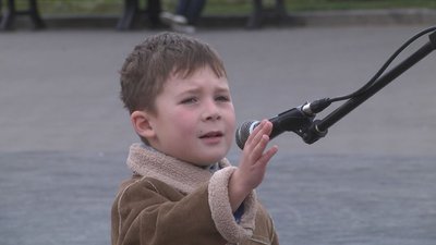 Микола Варцаб’юк на відкритті Всеукраїнського конкурсу професійних читців імені Лесі Українки Микола Варцаб’юк на відкритті Всеукраїнського конкурсу професійних читців імені Лесі Українки