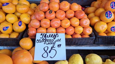 На Новий рік асортимент мандаринів на ринку Житомира може зменшитися