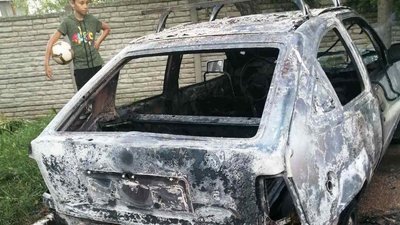 У Прилуках невідомі підпалили «Opel Kadett»